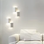 PDTEND Nordic Style Dimmable Indoor Bedroom Living Room Bed Light 8w 10w Led Wall Lamp For Home