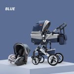 stroller baby 4 in 1 Recumbent stroller can sit in both directions shock-absorbing folding high-view stroller