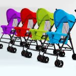 Easy travel High-Quality Baby Portable Umbrella Rider Easy to fold stroller baby 4 in 1 Adjustable multi-functional Stroller