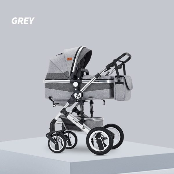 stroller baby 4 in 1 can sit and lie down in both directions and carry shock absorbent folding high landscape baby strollers