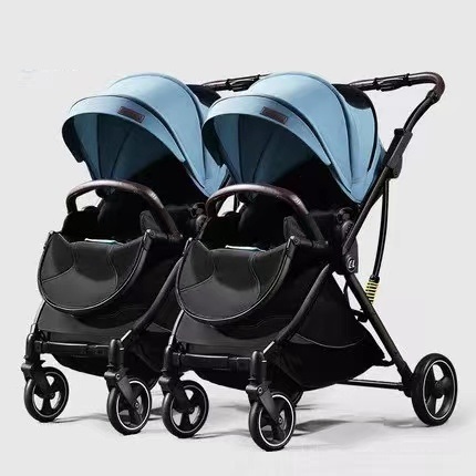 stroller baby 4 in 1 Ultra-Light Foldable Portable Baby High-View Pocket Umbrella Car Children's Twin Stroller