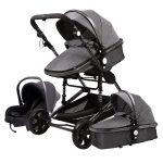 stroller baby 4 in 1 Portable Travel Baby Carriage Folding Prams Aluminum Frame High Landscape Car for Newborn  Baby stroller