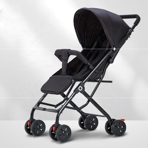 stroller baby 4 in 1  Pram can sit and lie down light folding umbrella car portable  pull rod box baby stroller