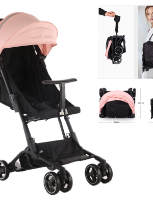 stroller baby 4 in 1 Infant Travel Pram Ultra-light Portable Folding Umbrella Stroller Four-wheeled Baby Carriage Stroller Set