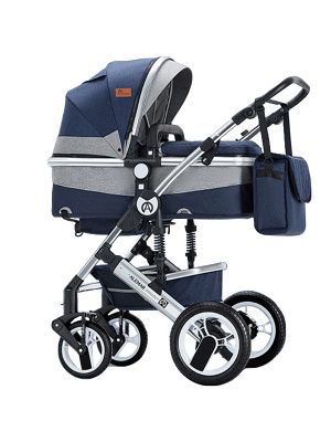 stroller baby 4 in 1 can sit and lie down in both directions and carry shock absorbent folding high landscape baby strollers