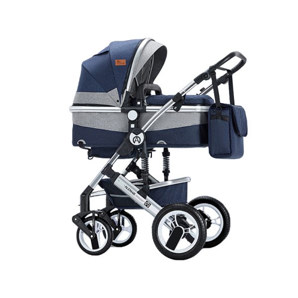 stroller baby 4 in 1 can sit and lie down in both directions and carry shock absorbent folding high landscape baby strollers