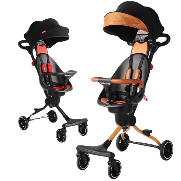 Multifunction light weight baby stroller Trolley two-way folded trolley high landscape baby walker