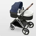 stroller baby 4 in 1 High view baby stroller can sit or lie down two-way shock absorbent portable folding baby stroller