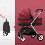 High Quality Multi Function High view Landscape system luxcury stroller baby 4 in 1 foldable baby stroller easy fold pram