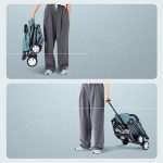 stroller baby 4 in 1  Pram can sit and lie down light folding umbrella car portable  pull rod box baby stroller