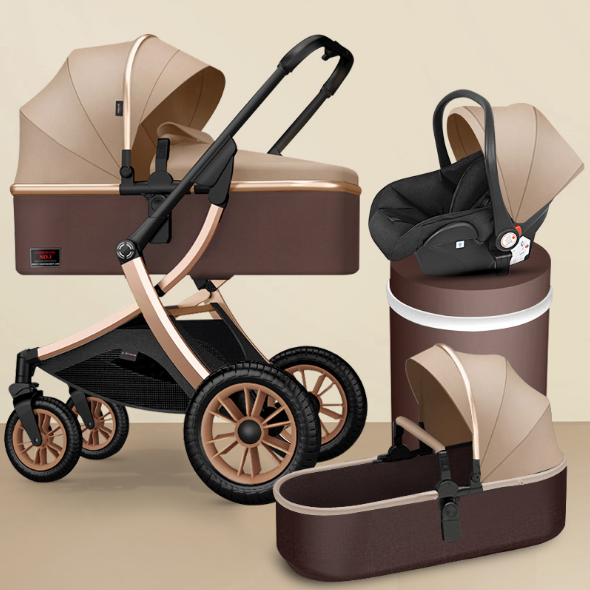 stroller baby 4 in 1 can sit and lie down portable folding bidirectional high view for newborn children baby stroller