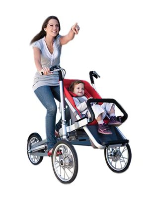 Outdoor Activities Mother Baby parent-child bicycle Foldable 3 Years old Baby Stroller