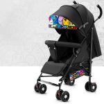 stroller baby 4 in 1 simple can sit can lie baby portable folding car slip baby portable umbrella car trolley