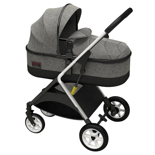 The baby stroller can sit or lie in the portable folding high landscape bidirectional shock  newborn baby stroller